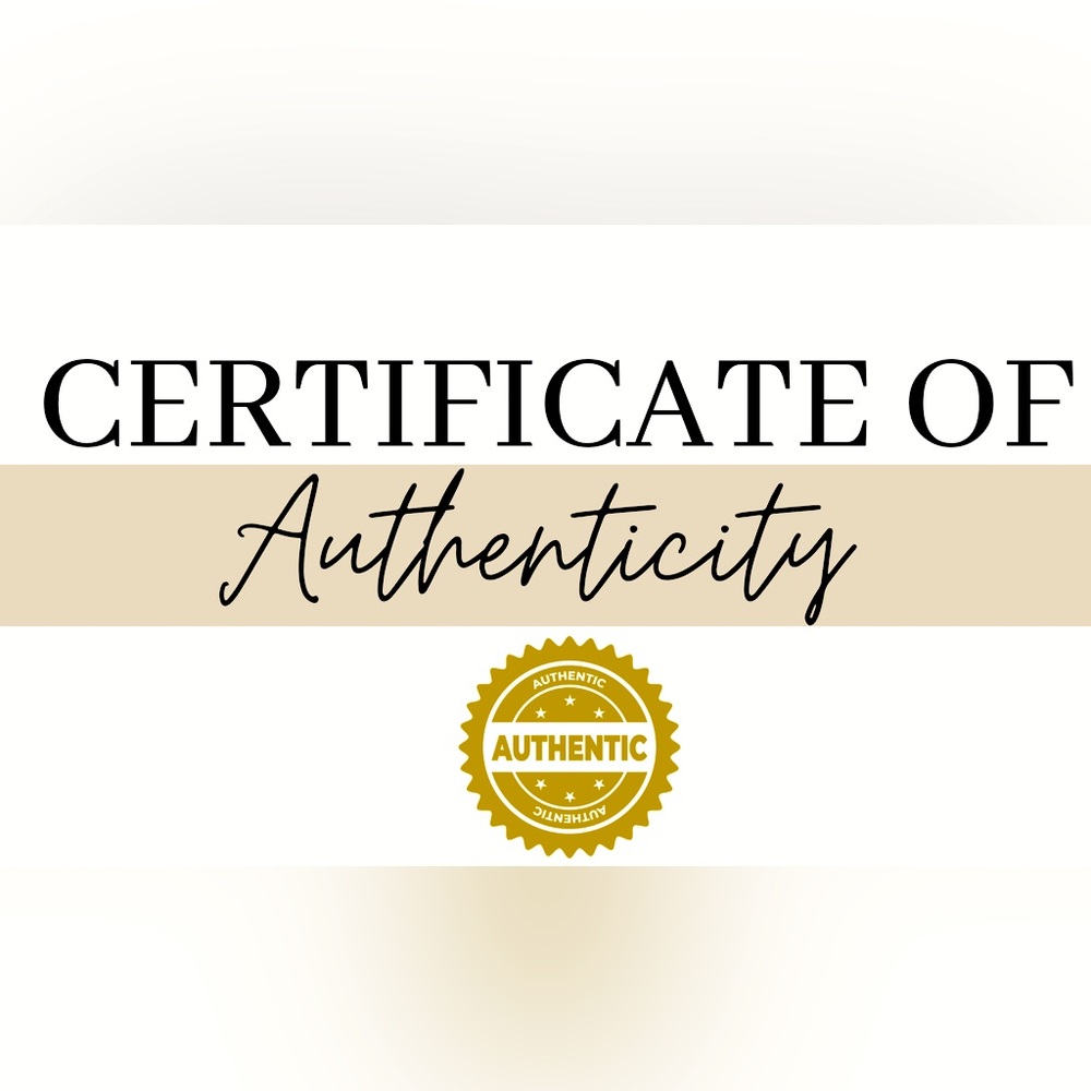 COA Certificated Of Authenticity …